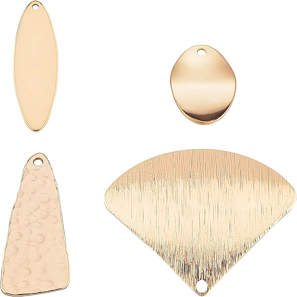 PandaHall Brass Pendant, Long-Lasting Plated, Nickel Free, Triangle & Fan & Oval, Real 18K Gold Plated, 4 shapes, 5pcs/shape, 20pcs/box...
PandaHall Brass Pendant, Long-Lasting Plated, Nickel Free, Triangle & Fan & Oval, Real 18K Gold Plated, 4 shapes, 5pcs/shape, 20pcs/box...