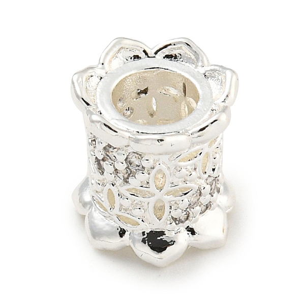 PandaHall Rack Plating Brass Micro Pave Clear Cubic Zirconia European Beads, Large Hole Beads, Long-Lasting Plated, Lead Free & Cadmium Free...
PandaHall Rack Plating Brass Micro Pave Clear Cubic Zirconia European Beads, Large Hole Beads, Long-Lasting Plated, Lead Free & Cadmium Free...