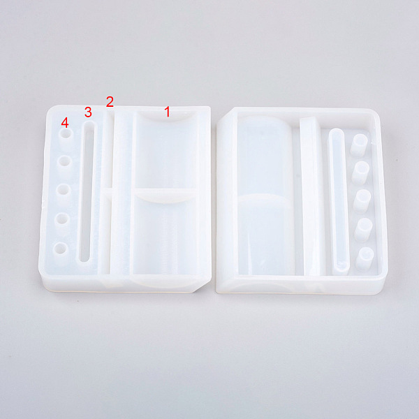 PandaHall DIY Silicone Penholder Molds, Resin Casting Molds, for UV Resin, Epoxy Resin Jewelry Making, White, 118x103x24mm Silicone Others...
PandaHall DIY Silicone Penholder Molds, Resin Casting Molds, for UV Resin, Epoxy Resin Jewelry Making, White, 118x103x24mm Silicone Others...