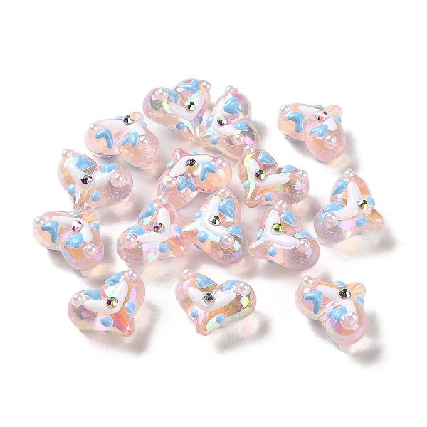 PandaHall Valentine's Day Transparent Acrylic Beads, with Enamel, Heart, Misty Rose, 16x20~21x12~13mm, Hole: 1.5~1.6mm Acrylic Heart
PandaHall Valentine's Day Transparent Acrylic Beads, with Enamel, Heart, Misty Rose, 16x20~21x12~13mm, Hole: 1.5~1.6mm Acrylic Heart