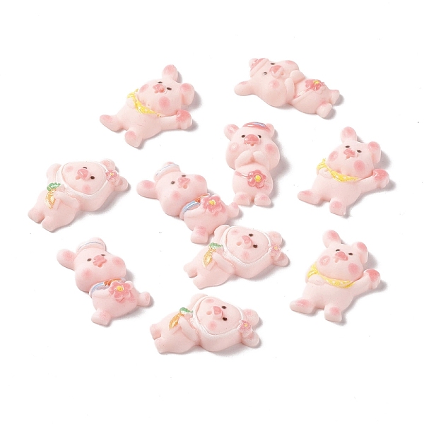 PandaHall Opaque Resin Cabochons, DIY Accessories, Pig Mixed Shapes, Pink, 25~26x16~19x6mm Resin Pig Pink
PandaHall Opaque Resin Cabochons, DIY Accessories, Pig Mixed Shapes, Pink, 25~26x16~19x6mm Resin Pig Pink