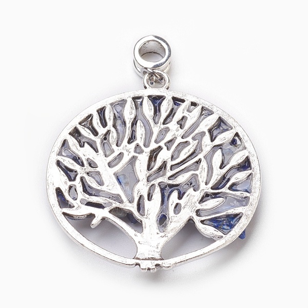 PandaHall Natural Lapis Lazuli European Dangle Charms, Large Hole Pendants, with Antique Silver Plated Alloy Findings, Flat Round with Tree...
PandaHall Natural Lapis Lazuli European Dangle Charms, Large Hole Pendants, with Antique Silver Plated Alloy Findings, Flat Round with Tree...