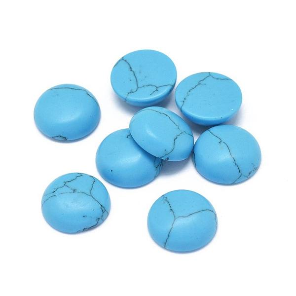 PandaHall Synthetic Turquoise Cabochons, Half Round, 8x3~4.5mm Synthetic Turquoise Half Round
PandaHall Synthetic Turquoise Cabochons, Half Round, 8x3~4.5mm Synthetic Turquoise Half Round