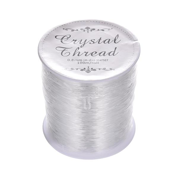 PandaHall Elastic Crystal Thread, Stretch Bracelet String, Round, Clear, 0.8mm, about 109.36 yards(100m)/roll TPU Round Clear
PandaHall Elastic Crystal Thread, Stretch Bracelet String, Round, Clear, 0.8mm, about 109.36 yards(100m)/roll TPU Round Clear