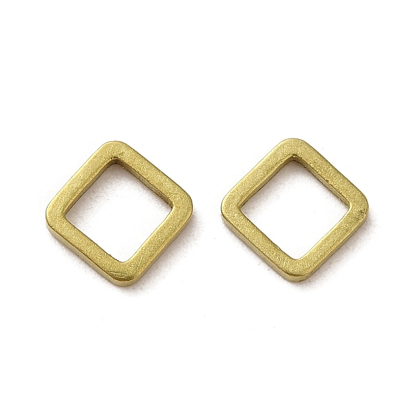 PandaHall Brass Linking Rings, Golden, Rhombus, 7.5x7.5x1mm, Inner Diameter: 5.5x5.5mm Brass Rhombus
PandaHall Brass Linking Rings, Golden, Rhombus, 7.5x7.5x1mm, Inner Diameter: 5.5x5.5mm Brass Rhombus
