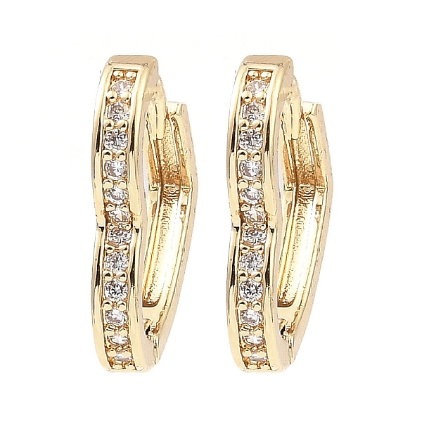 PandaHall Brass Micro Pave Cubic Zirconia Hoop Earring, Heart, Light Gold, 16x2x14.5mm Cubic Zirconia Heart Clear
PandaHall Brass Micro Pave Cubic Zirconia Hoop Earring, Heart, Light Gold, 16x2x14.5mm Cubic Zirconia Heart Clear