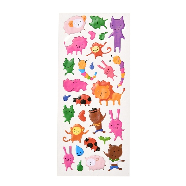 PandaHall 3D Cartoon PVC Bubble Stickers, for Diary, Notebooks, Animal Pattern, 7~36x4~32mm Paper Other Animal
PandaHall 3D Cartoon PVC Bubble Stickers, for Diary, Notebooks, Animal Pattern, 7~36x4~32mm Paper Other Animal