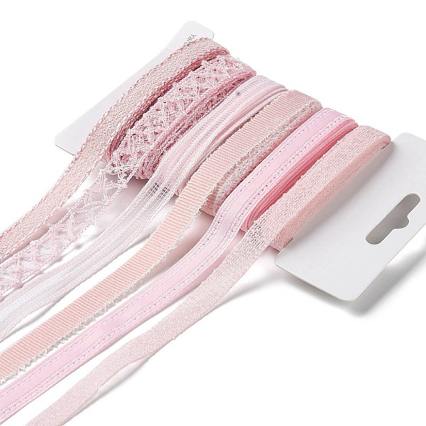 PandaHall 18 Yards 6 Styles Polyester Ribbon, for DIY Handmade Craft, Hair Bowknots and Gift Decoration, Pink Color Palette, Pink, 3/8~1/2...
PandaHall 18 Yards 6 Styles Polyester Ribbon, for DIY Handmade Craft, Hair Bowknots and Gift Decoration, Pink Color Palette, Pink, 3/8~1/2...