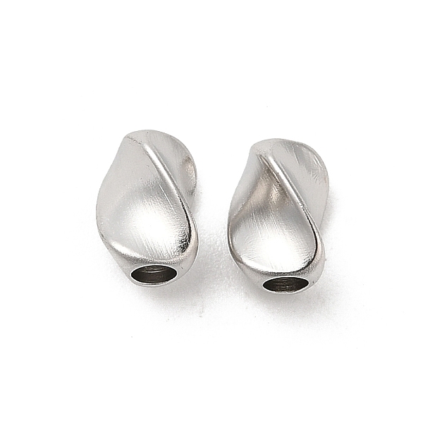 PandaHall 304 Stainless Steel Beads, Twist Bean, Stainless Steel Color, 7x4.5x5mm, Hole: 2mm 304 Stainless Steel Others
PandaHall 304 Stainless Steel Beads, Twist Bean, Stainless Steel Color, 7x4.5x5mm, Hole: 2mm 304 Stainless Steel Others