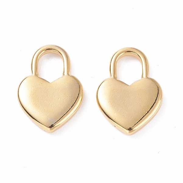 PandaHall 304 Stainless Steel Pendants, Heart, Golden, 16.5x12x2.5mm, Hole: 5.5x6mm 304 Stainless Steel Heart
PandaHall 304 Stainless Steel Pendants, Heart, Golden, 16.5x12x2.5mm, Hole: 5.5x6mm 304 Stainless Steel Heart
