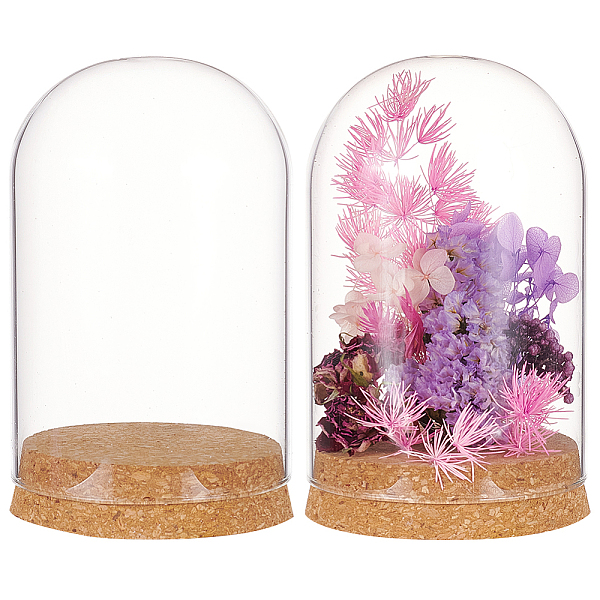 PandaHall BENECREAT 2 Set Glass Display Dome with Cork Base, 3.14x4.6 inch Tabletop Centerpiece Cloche Bell Jar for Flower Plants, Specimens..., Clear
PandaHall BENECREAT 2 Set Glass Display Dome with Cork Base, 3.14x4.6 inch Tabletop Centerpiece Cloche Bell Jar for Flower Plants, Specimens..., Clear