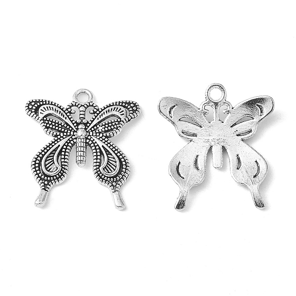PandaHall Tibetan Style Alloy Butterfly Pendants, Cadmium Free & Lead Free, Antique Silver, 26.5x24x3mm, Hole: 2mm Alloy Butterfly
PandaHall Tibetan Style Alloy Butterfly Pendants, Cadmium Free & Lead Free, Antique Silver, 26.5x24x3mm, Hole: 2mm Alloy Butterfly
