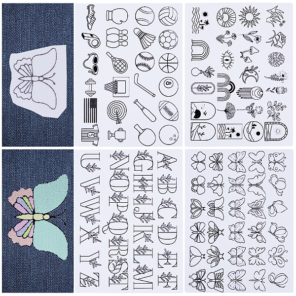 PandaHall CRASPIRE 106Pcs Butterflies Letters Water Soluble Embroidery Patterns Stabilizers Sports Hand Sewing Stick and Stitch Transfers...
PandaHall CRASPIRE 106Pcs Butterflies Letters Water Soluble Embroidery Patterns Stabilizers Sports Hand Sewing Stick and Stitch Transfers...
