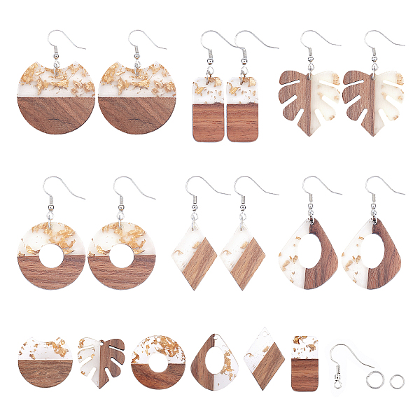 PandaHall SUNNYCLUE DIY Dangle Earring Making, with Resin & Wood Pendants, Brass Earring Hooks, Iron Jump Rings, Platinum, Pendants..., Gold
PandaHall SUNNYCLUE DIY Dangle Earring Making, with Resin & Wood Pendants, Brass Earring Hooks, Iron Jump Rings, Platinum, Pendants..., Gold
