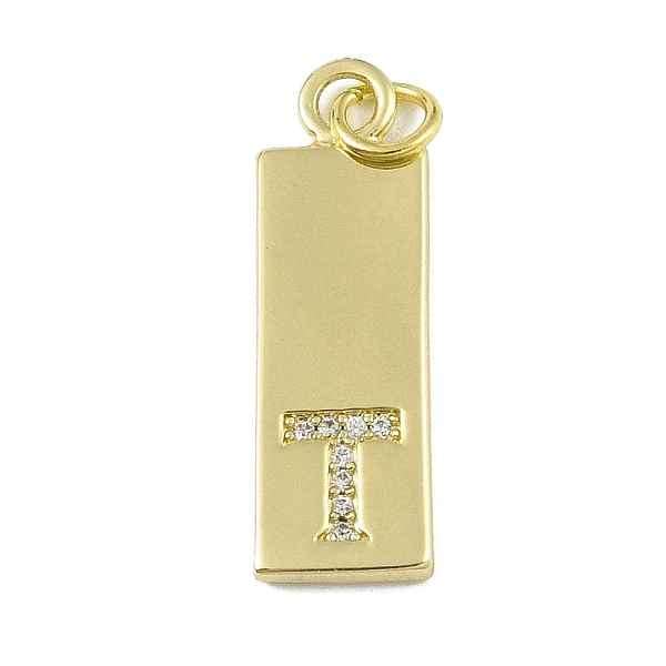 PandaHall Brass Micro Pave Clear Cubic Zirconia Pendants, Real 18K Gold Plated, Rectangle, Letter T, 23.5x7.5x2mm, Hole: 3mm Brass+Cubic...
PandaHall Brass Micro Pave Clear Cubic Zirconia Pendants, Real 18K Gold Plated, Rectangle, Letter T, 23.5x7.5x2mm, Hole: 3mm Brass+Cubic...