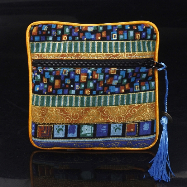 PandaHall Square Chinese Style Cloth Tassel Bags, with Zipper, for Bracelet, Necklace, Blue, 11.5x11.5cm Cloth Square Blue
PandaHall Square Chinese Style Cloth Tassel Bags, with Zipper, for Bracelet, Necklace, Blue, 11.5x11.5cm Cloth Square Blue