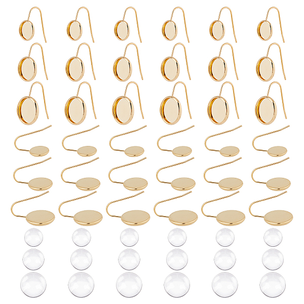 PandaHall Unicraftale DIY Flat Round Dangle Earring Making Kits, Including 304 Stainless Steel Earring Hooks, Glass Cabochons, Golden...
PandaHall Unicraftale DIY Flat Round Dangle Earring Making Kits, Including 304 Stainless Steel Earring Hooks, Glass Cabochons, Golden...