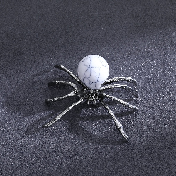 PandaHall Natural Howlite Halloween Home Party Decorations, Spider, 40x47mm Howlite Spider
PandaHall Natural Howlite Halloween Home Party Decorations, Spider, 40x47mm Howlite Spider