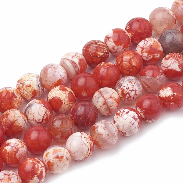 PandaHall Dyed Natural Crackle Agate Beads Strands, Round, Red, 6~6.5mm, Hole: 1mm, about 64pcs/strand, 15.1 inch Crackle Agate Round Red
PandaHall Dyed Natural Crackle Agate Beads Strands, Round, Red, 6~6.5mm, Hole: 1mm, about 64pcs/strand, 15.1 inch Crackle Agate Round Red