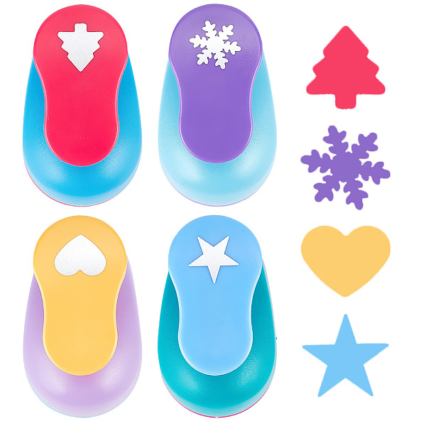 PandaHall GOMAKERER 4 Pcs Paper Punchers, Mixed Color Scrapbook Crafts Paper Punch Christmas Punchers Mixed Shapes Punches Tools for Paper..., Multicolor
PandaHall GOMAKERER 4 Pcs Paper Punchers, Mixed Color Scrapbook Crafts Paper Punch Christmas Punchers Mixed Shapes Punches Tools for Paper..., Multicolor