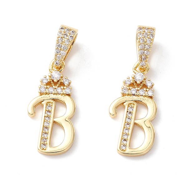 PandaHall Eco-Friendly Brass Micro Pave Cubic Zirconia Pendants, Long-Lasting Plated, Real 18K Gold Plated, Cadmium Free & Lead Free, Letter...
PandaHall Eco-Friendly Brass Micro Pave Cubic Zirconia Pendants, Long-Lasting Plated, Real 18K Gold Plated, Cadmium Free & Lead Free, Letter...