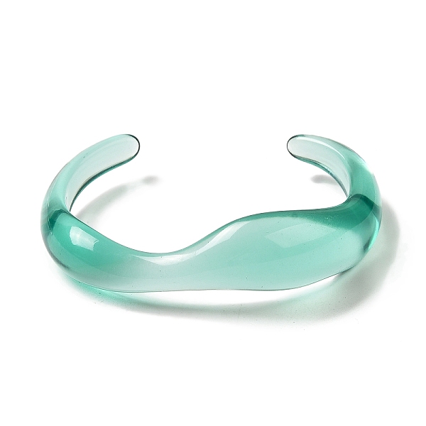 PandaHall Transparent Acrylic Open Cuff Bangle for Women, Light Sea Green, Inner Diameter: 1-5/8x2-1/4 inch(4.1x5.78cm) Acrylic
PandaHall Transparent Acrylic Open Cuff Bangle for Women, Light Sea Green, Inner Diameter: 1-5/8x2-1/4 inch(4.1x5.78cm) Acrylic