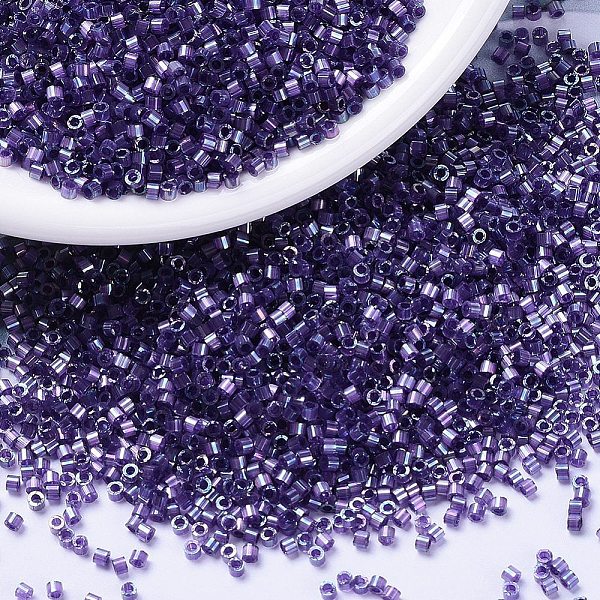 PandaHall MIYUKI Delica Beads, Cylinder, Japanese Seed Beads, 11/0, (DB1881) Silk Inside Dyed Dark Orchid AB, 1.3x1.6mm, Hole: 0.8mm, about..., Purple
PandaHall MIYUKI Delica Beads, Cylinder, Japanese Seed Beads, 11/0, (DB1881) Silk Inside Dyed Dark Orchid AB, 1.3x1.6mm, Hole: 0.8mm, about..., Purple