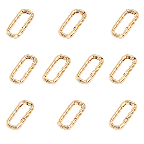 PandaHall CHGCRAFT 10Pcs 14K Gold Filled Oval Clasp Spring Claps Connector Brass Spring Gate Rings for DIY Jewelry Finding Necklace Bracelet...
PandaHall CHGCRAFT 10Pcs 14K Gold Filled Oval Clasp Spring Claps Connector Brass Spring Gate Rings for DIY Jewelry Finding Necklace Bracelet...