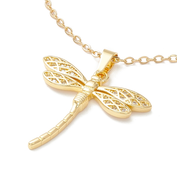 PandaHall Clear Cubic Zirconia Dragonfly Pendant Necklace, 304 Stainless Steel Jewelry for Women, Golden, 17.72 inch(45cm) Cubic Zirconia
PandaHall Clear Cubic Zirconia Dragonfly Pendant Necklace, 304 Stainless Steel Jewelry for Women, Golden, 17.72 inch(45cm) Cubic Zirconia