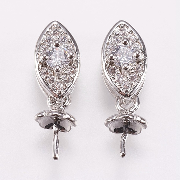 PandaHall Brass Micro Pave Cubic Zirconia Peg Bails, For Half Drilled Beads, Long-Lasting Plated, Lead Free & Cadmium Free & Nickel Free...
PandaHall Brass Micro Pave Cubic Zirconia Peg Bails, For Half Drilled Beads, Long-Lasting Plated, Lead Free & Cadmium Free & Nickel Free...