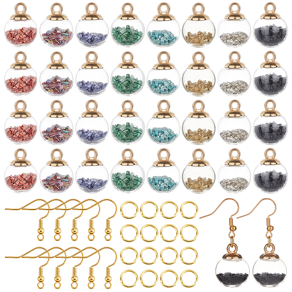 PandaHall ARRICRAFT DIY Globe Bottle Dangle Earring Making Kit, Including Transparent Glass Globe Pendants, Brass Earring Hooks & Jump Rings..., Multicolor
PandaHall ARRICRAFT DIY Globe Bottle Dangle Earring Making Kit, Including Transparent Glass Globe Pendants, Brass Earring Hooks & Jump Rings..., Multicolor