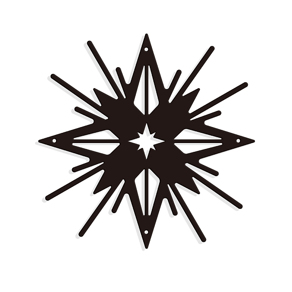 PandaHall Iron Wall Art Decorations, for Front Porch, Living Room, Kitchen, Matte Style, Star, 300x300x1mm Iron Star
PandaHall Iron Wall Art Decorations, for Front Porch, Living Room, Kitchen, Matte Style, Star, 300x300x1mm Iron Star