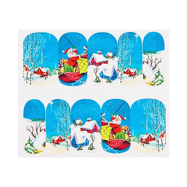 PandaHall Christmas Series Nail Art Full-Cover Sticker, Mixed Santa Claus Snowman Deer Nail Art Wrap, for Women Girls Winter Nails..., Blue
PandaHall Christmas Series Nail Art Full-Cover Sticker, Mixed Santa Claus Snowman Deer Nail Art Wrap, for Women Girls Winter Nails..., Blue