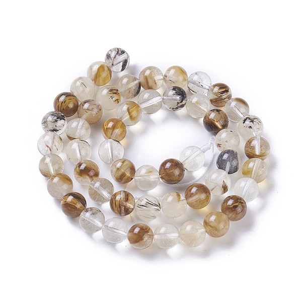 PandaHall Natural Quartz Beads Strands, Round, 8mm, Hole: 1mm, about 49~51pcs/strand, 15.3 inch~15.75 inch(39~40cm) Other Quartz Round
PandaHall Natural Quartz Beads Strands, Round, 8mm, Hole: 1mm, about 49~51pcs/strand, 15.3 inch~15.75 inch(39~40cm) Other Quartz Round