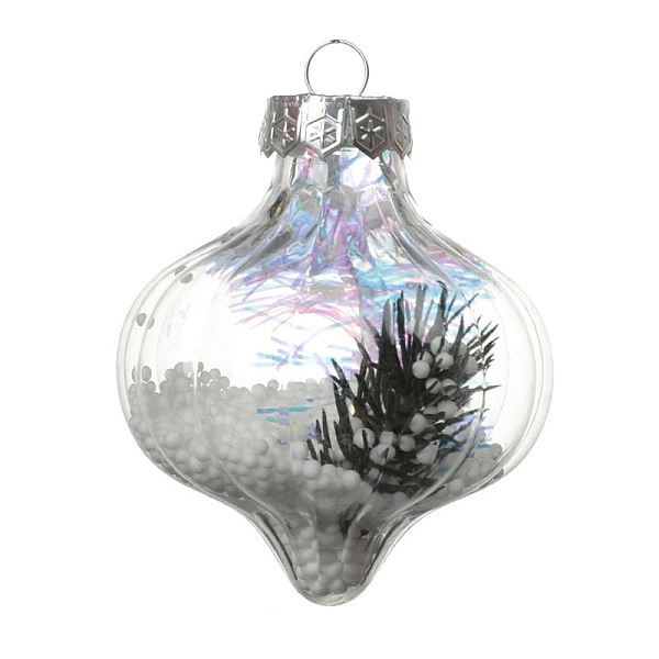 PandaHall Transparent Plastic Fillable Ball Pendants Decorations, Christmas Tree Hanging Ornament, Lantern, 100x78mm Plastic Lantern
PandaHall Transparent Plastic Fillable Ball Pendants Decorations, Christmas Tree Hanging Ornament, Lantern, 100x78mm Plastic Lantern