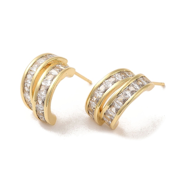PandaHall Brass Micro Pave Cubic Zirconia Earrings for Women, Real 18K Gold Plated, 16x10mm Cubic Zirconia Clear
PandaHall Brass Micro Pave Cubic Zirconia Earrings for Women, Real 18K Gold Plated, 16x10mm Cubic Zirconia Clear