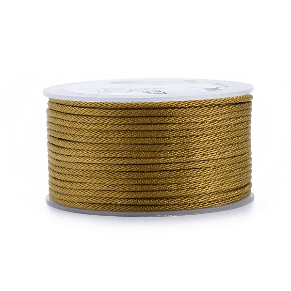 PandaHall Polyester Braided Cords, for Jewelry Making Beading Crafting, Dark Goldenrod, 2mm, about 21.87 yards(20m)/roll Polyester Gold
PandaHall Polyester Braided Cords, for Jewelry Making Beading Crafting, Dark Goldenrod, 2mm, about 21.87 yards(20m)/roll Polyester Gold