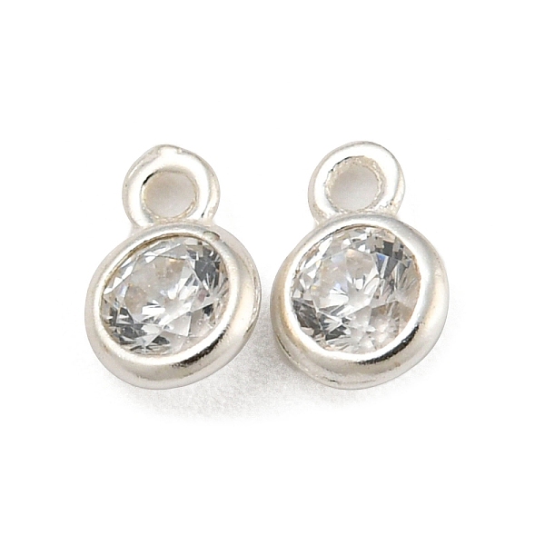 PandaHall 925 Sterling Silver Charms, with Clear Cubic Zirconia, Flat Round, Silver, 5x3.7x1.8mm, Hole: 0.8mm Cubic Zirconia Flat Round...
PandaHall 925 Sterling Silver Charms, with Clear Cubic Zirconia, Flat Round, Silver, 5x3.7x1.8mm, Hole: 0.8mm Cubic Zirconia Flat Round...
