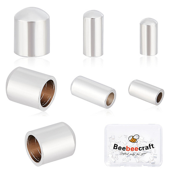 PandaHall Beebeecraft 90Pcs 3 Size Leather Cord Ends 925 Sterling Silver Plated Column End Caps 1.2/2/3mm Cord Terminators End Caps for DIY...
PandaHall Beebeecraft 90Pcs 3 Size Leather Cord Ends 925 Sterling Silver Plated Column End Caps 1.2/2/3mm Cord Terminators End Caps for DIY...