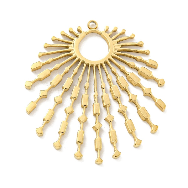 PandaHall Vacuum Plating 304 Stainless Steel Pendants, Sun Charm, Real 18K Gold Plated, 34.5x31.5x1.5mm, Hole: 1.5mm 304 Stainless Steel Sun
PandaHall Vacuum Plating 304 Stainless Steel Pendants, Sun Charm, Real 18K Gold Plated, 34.5x31.5x1.5mm, Hole: 1.5mm 304 Stainless Steel Sun