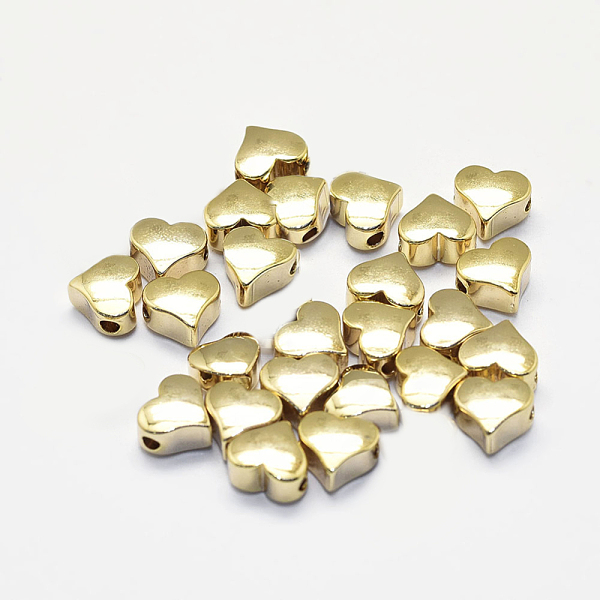 PandaHall Long-Lasting Plated Brass Beads, Real 18K Gold Plated, Lead Free & Nickel Free, Heart, 5.5x6x3.5mm, Hole: 1.5mm Brass Heart
PandaHall Long-Lasting Plated Brass Beads, Real 18K Gold Plated, Lead Free & Nickel Free, Heart, 5.5x6x3.5mm, Hole: 1.5mm Brass Heart