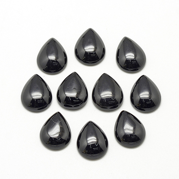 PandaHall Natural Black Stone Cabochons, teardrop, 13~14x9~10x5mm Black Stone Teardrop
PandaHall Natural Black Stone Cabochons, teardrop, 13~14x9~10x5mm Black Stone Teardrop