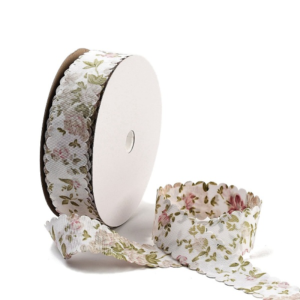 PandaHall 20 Yards Flower Printed Polyester Ribbon, Double Wavy Edged Ribbon for Gift Wrapping, White, 1 inch(25mm), about 20.00 Yards...
PandaHall 20 Yards Flower Printed Polyester Ribbon, Double Wavy Edged Ribbon for Gift Wrapping, White, 1 inch(25mm), about 20.00 Yards...
