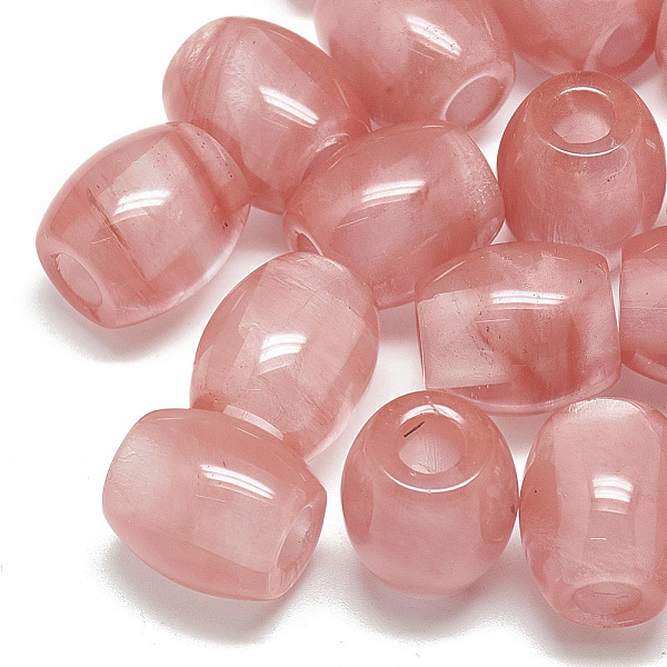 PandaHall Cherry Quartz Glass Beads, Large Hole Beads, Barrel, 17~19x15~16mm, Hole: 5.5mm Cherry Quartz Glass Barrel
PandaHall Cherry Quartz Glass Beads, Large Hole Beads, Barrel, 17~19x15~16mm, Hole: 5.5mm Cherry Quartz Glass Barrel