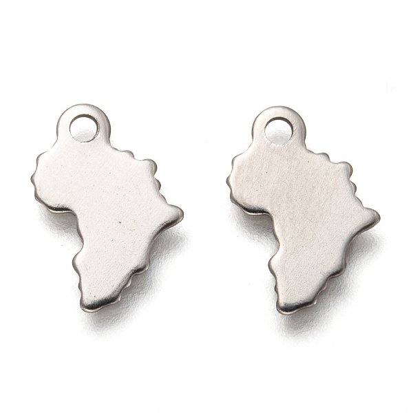 PandaHall 201 Stainless Steel Charms, Laser Cut, Map, Stainless Steel Color, 12.5x9x0.5mm, Hole: 1.5mm 201 Stainless Steel Others
PandaHall 201 Stainless Steel Charms, Laser Cut, Map, Stainless Steel Color, 12.5x9x0.5mm, Hole: 1.5mm 201 Stainless Steel Others