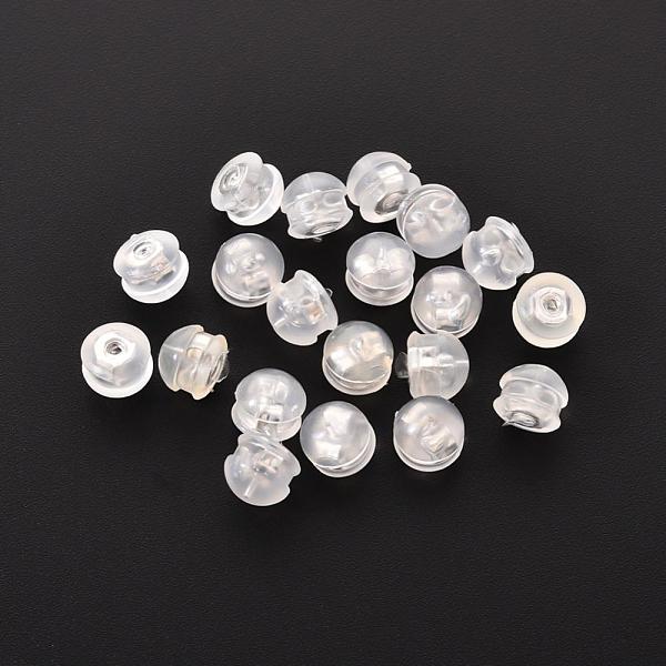 PandaHall 316 Surgical Stainless Steel Ear Nuts, with TPE Plastic Findings, Earring Backs, Half Round/Dome, Stainless Steel Color, 4.5x5mm...
PandaHall 316 Surgical Stainless Steel Ear Nuts, with TPE Plastic Findings, Earring Backs, Half Round/Dome, Stainless Steel Color, 4.5x5mm...