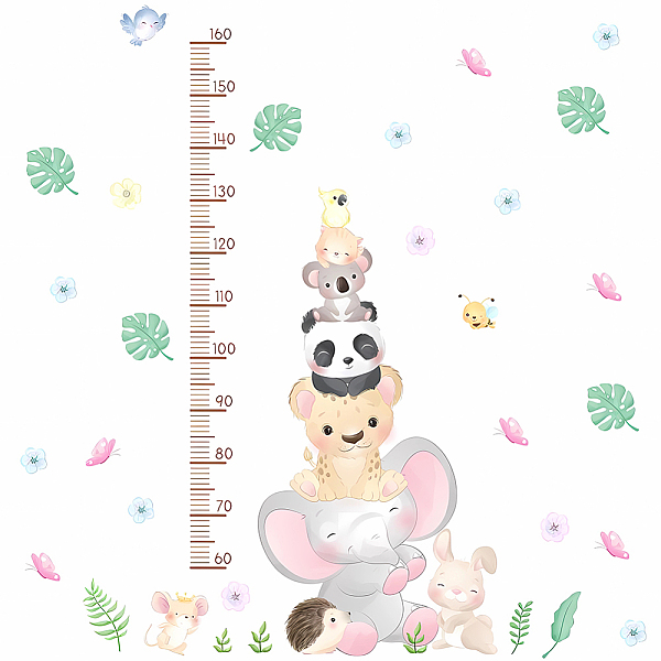PandaHall PVC Height Growth Chart Wall Sticker, Cartoon Animal with 60 to 160 cm Measurement, for Kid Room Bedroom Wallpaper Decoration...
PandaHall PVC Height Growth Chart Wall Sticker, Cartoon Animal with 60 to 160 cm Measurement, for Kid Room Bedroom Wallpaper Decoration...