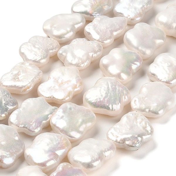 PandaHall Natural Keshi Pearl Beads Strands, Cultured Freshwater Pearl, Baroque Pearls, Grade 4A+, Butterfly, Snow, 12~16x10~13x4~6mm, Hole..., White
PandaHall Natural Keshi Pearl Beads Strands, Cultured Freshwater Pearl, Baroque Pearls, Grade 4A+, Butterfly, Snow, 12~16x10~13x4~6mm, Hole..., White