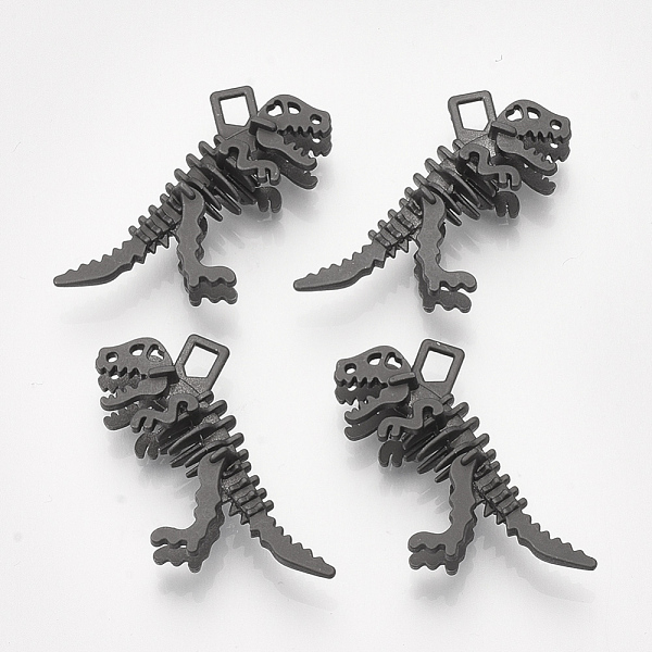 PandaHall Smooth Surface Alloy Pendants, Dinosaur Bones, Matte Gunmetal Color, 29x36x10mm, Hole: 3x4mm Alloy Dinosaur
PandaHall Smooth Surface Alloy Pendants, Dinosaur Bones, Matte Gunmetal Color, 29x36x10mm, Hole: 3x4mm Alloy Dinosaur