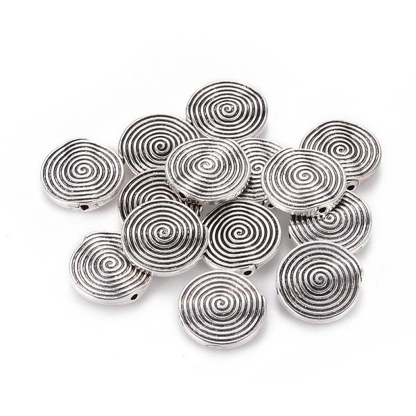 PandaHall Tibetan Style Alloy Beads, Lead Free & Cadmium Free, Flat Round, Antique Silver, 18x3.2mm, Hole: 1.5mm Alloy Flat Round
PandaHall Tibetan Style Alloy Beads, Lead Free & Cadmium Free, Flat Round, Antique Silver, 18x3.2mm, Hole: 1.5mm Alloy Flat Round